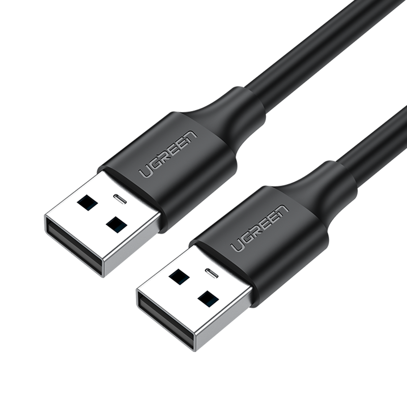  Кабель удлинитель UGREEN US102 USB-A - USB-A (папа-папа), цвет -  чёрный, длина -  0,5м
